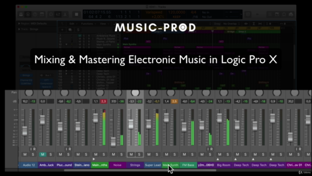 Logic Pro X: Learn Mixing & Mastering Music in Logic Pro X - Screenshot_01