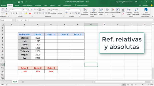 Curso Microsoft excel intermedio (Ver. 2019). – Screenshot 1