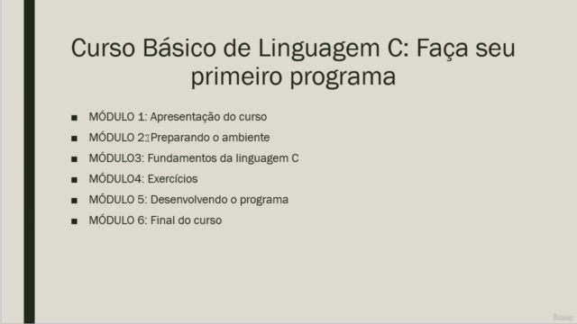 Curso de Fundamentos da Linguagem C – Screenshot 3