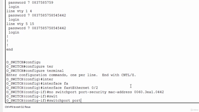 Configurer et Administrer un SWITCH (commutateur) CISCO – Screenshot 4