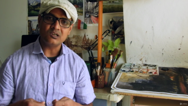 Beginners Guide to Paint Advance Watercolor Cityscapes – Screenshot 3