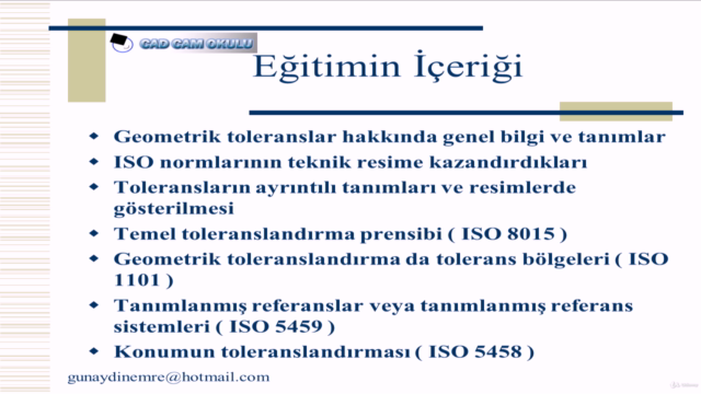 CMM, Teknik Resim Okuma, Yorumlama ve ISO standartları – Screenshot 2