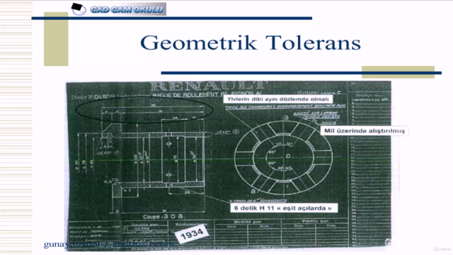 CMM, Teknik Resim Okuma, Yorumlama ve ISO standartları – Screenshot 4
