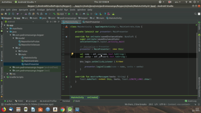 Desenvolvimento Android: Arquitectura MVP (Kotlin) – Screenshot 2