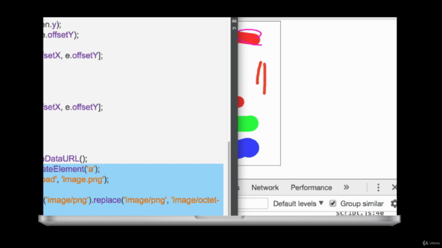 JavaScript Draw on HTML5 Canvas Element - Screenshot_02