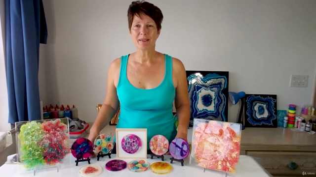 Resin and Alcohol Ink Art Basics: Make coasters and artworks – Screenshot 1