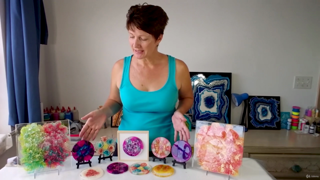 Resin and Alcohol Ink Art Basics: Make coasters and artworks – Screenshot 3