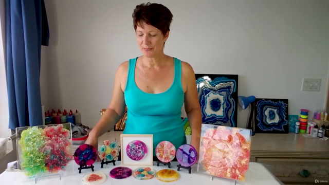 Resin and Alcohol Ink Art Basics: Make coasters and artworks – Screenshot 4