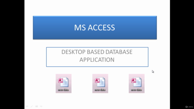 MS Access Crash Course – Screenshot 1