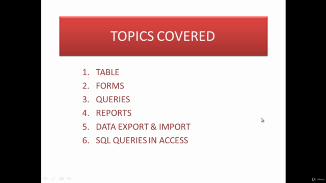MS Access Crash Course – Screenshot 3