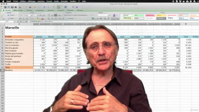 Présenter des données avec Excel, formation par la pratique – Screenshot 2