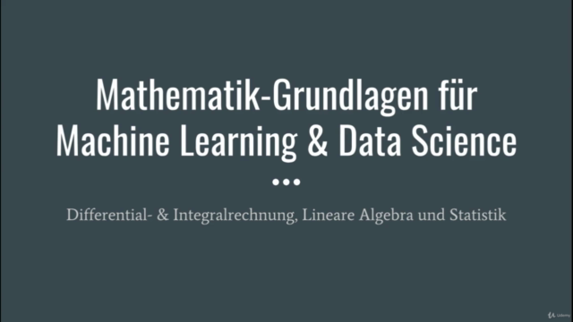 Mathematik-Grundlagen für Machine Learning & Data Science – Screenshot 2