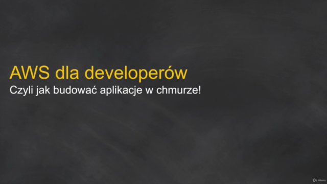 AWS dla developerów - czyli jak budować aplikacje w chmurze! – Screenshot 1