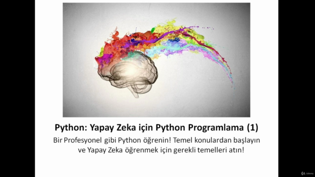 Python: Yapay Zeka için Python Programlama (1) – Screenshot 2