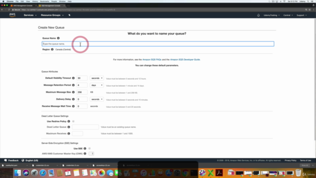 Mastering AWS: Featuring SQS – Screenshot 1