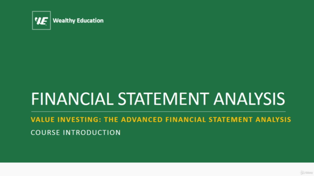 Value Investing: The Advanced Financial Statement Analysis – Screenshot 1
