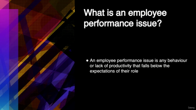 Managing Employee Performance Issues In The Workplace – Screenshot 1
