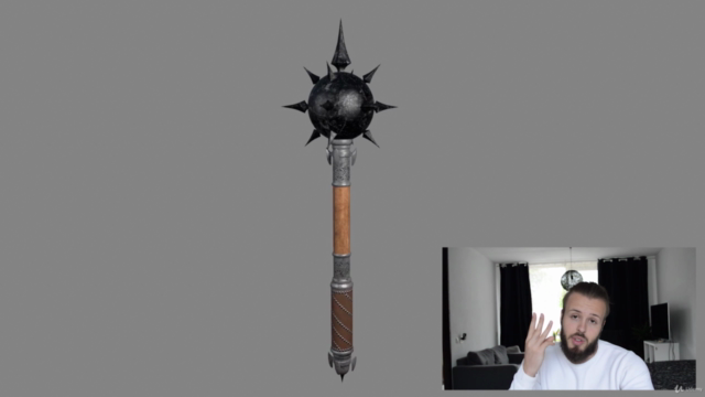 Creating a realistic weapon using blender – Screenshot 4