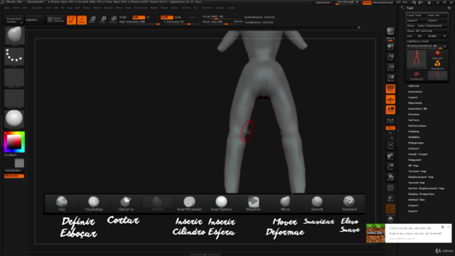 ZBrush - Aprenda Criar Seu Personagem para Games – Screenshot 1