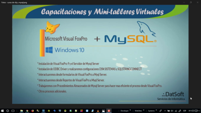 Entrenamiento Visual FoxPro 9 y MySQL Server -Mod01 – Screenshot 1