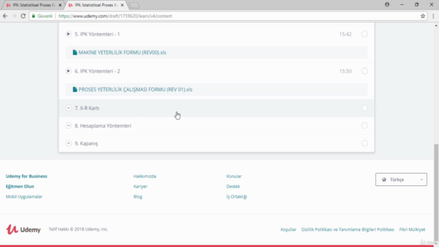 IPK: İstatistiksel Proses Kontrol Kartları – Screenshot 1