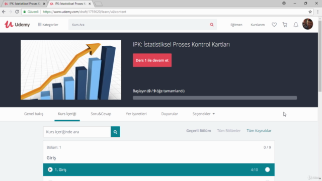 IPK: İstatistiksel Proses Kontrol Kartları – Screenshot 2