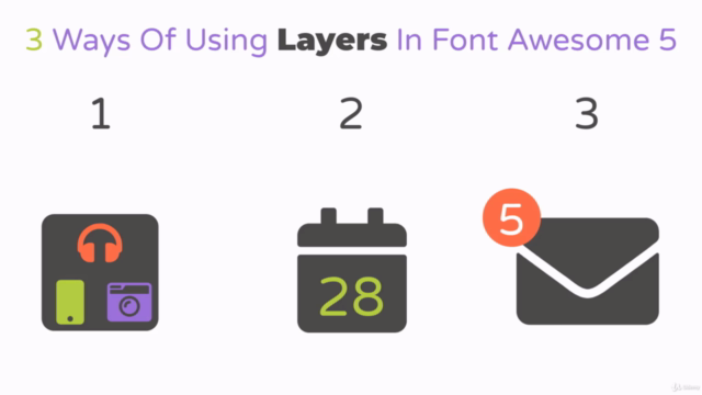 The Complete Font Awesome 5 Course: Beginner's Guide – Screenshot 4