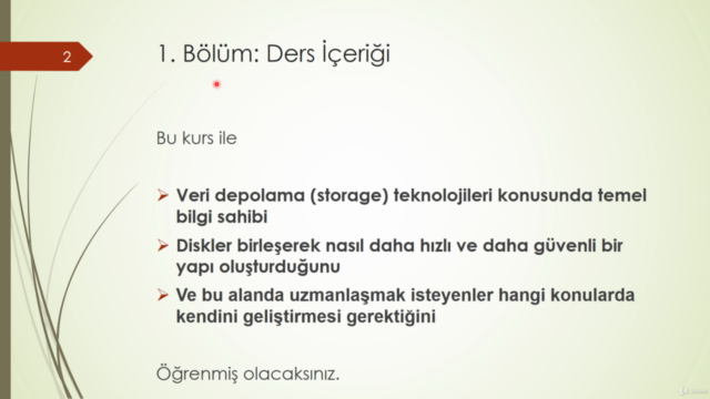 Veri Depolama Teknolojileri Temel Bilgiler – Screenshot 1