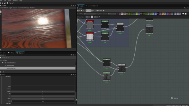 Substance Designer - Wood, Wood Floors & Wood Carving – Screenshot 1