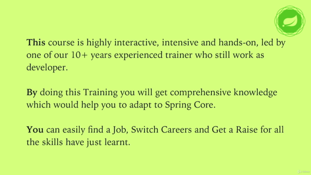 Spring Core (Spring Framework): An In-Depth Hands-on Guide – Screenshot 2