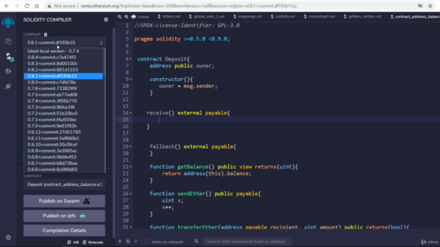 Master Ethereum & Solidity Programming From Scratch – Screenshot 4