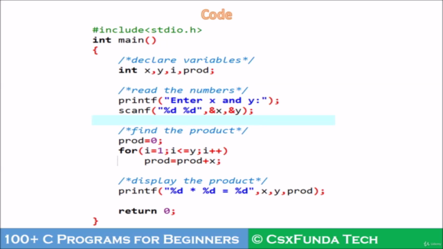 100+ C Programs for Beginners – Screenshot 3