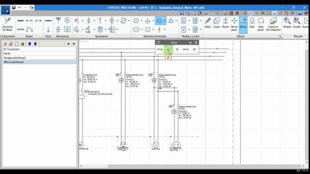 Esquemas multifilares con CYPELEC Multiline – Screenshot 3