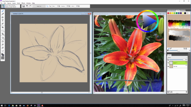 Digital Painting, Corel Painter Essentials, Beginners Guide – Screenshot 4