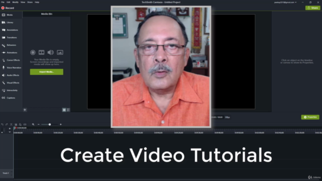 Learn Camtasia 2018 from scratch – Screenshot 1