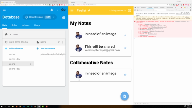 Full-Stack Firebase – Screenshot 2
