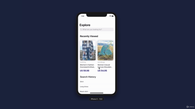 iOS 12: เขียนแอพ iPhone จากดีไซน์ UI/UX (Programmatically) – Screenshot 4