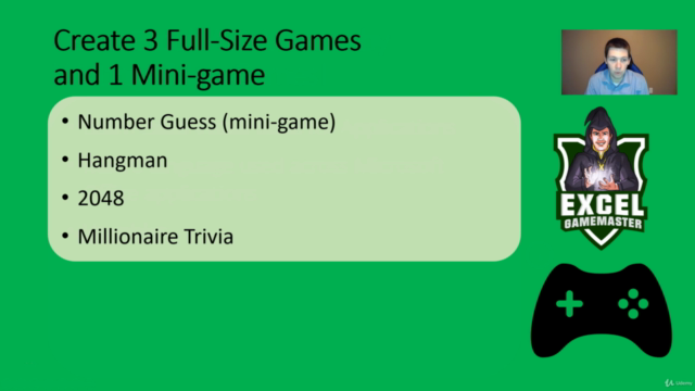 Learn Excel VBA Macros by writing Video Games – Screenshot 4