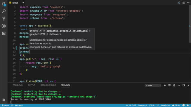 GraphQL with NodeJs: From Beginner to Advanced Concepts – Screenshot 1