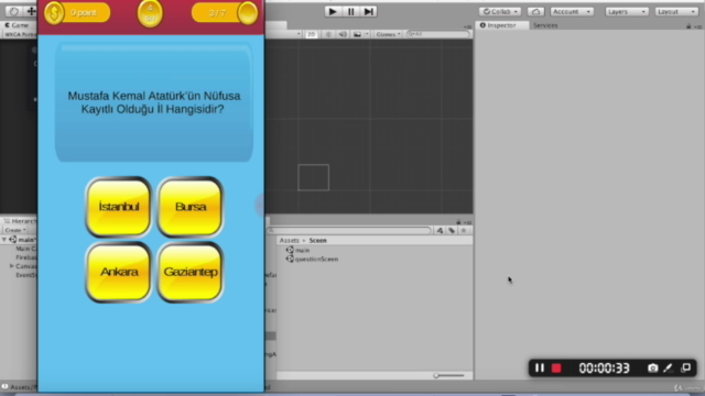 Unity 3D- Trivia Bilgi Yarışması- (Firebase Storage ve Json) – Screenshot 2