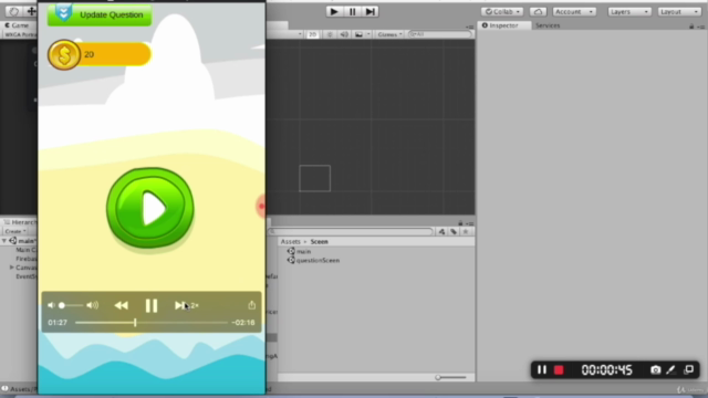 Unity 3D- Trivia Bilgi Yarışması- (Firebase Storage ve Json) – Screenshot 3