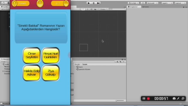 Unity 3D- Trivia Bilgi Yarışması- (Firebase Storage ve Json) – Screenshot 4