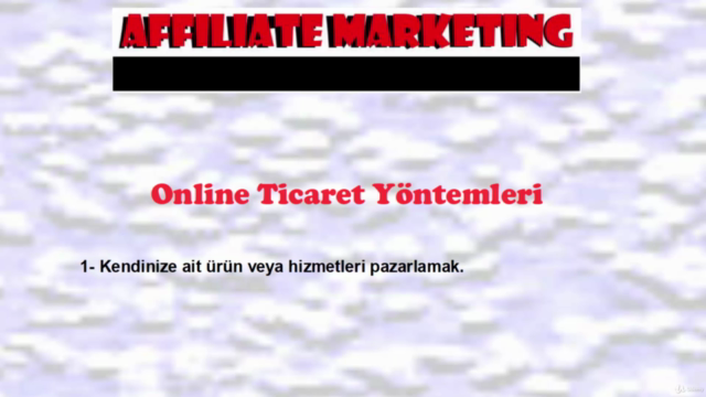 Amazon ve Clickbank ile Affiliate Marketing -Satış Ortaklığı – Screenshot 1