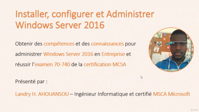 Installer, configurer et administrer Windows Server 2016 - Screenshot_01
