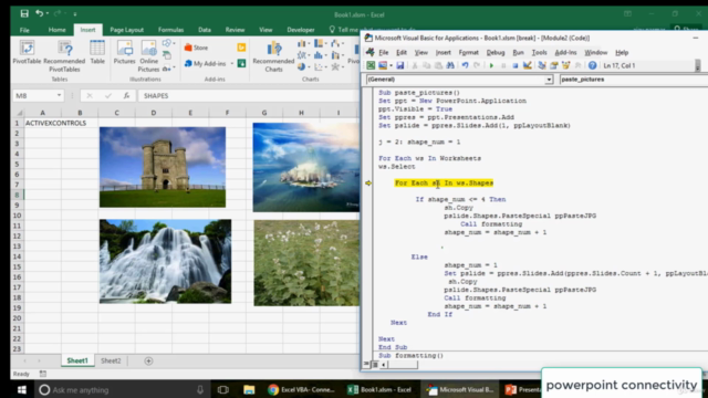 Excel VBA Connecting with Powerpoint Application – Screenshot 2