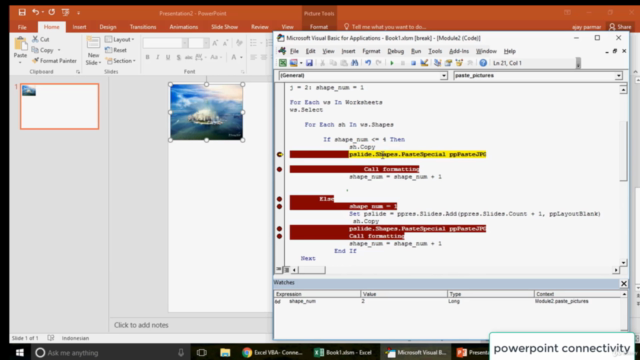 Excel VBA Connecting with Powerpoint Application – Screenshot 3