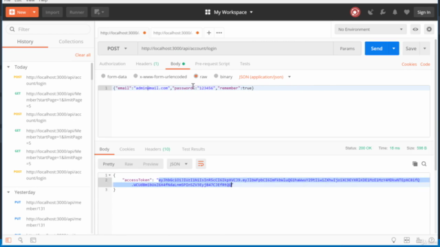 ASP.NET C#MVC & Web API & Microsoft SQL Server กับระบบสมาชิก – Screenshot 3