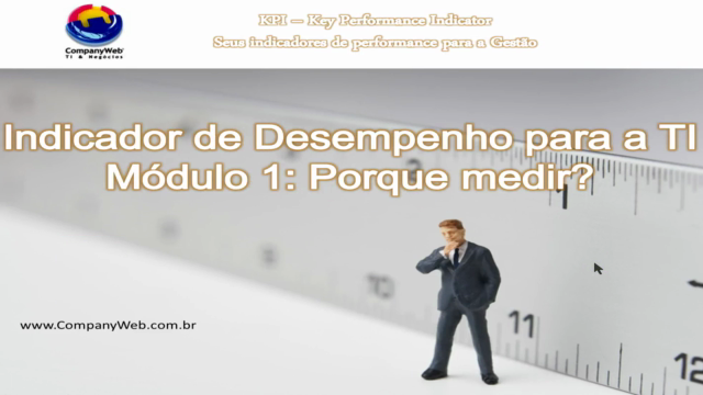 Indicadores de Desempenho para a TI – Screenshot 1