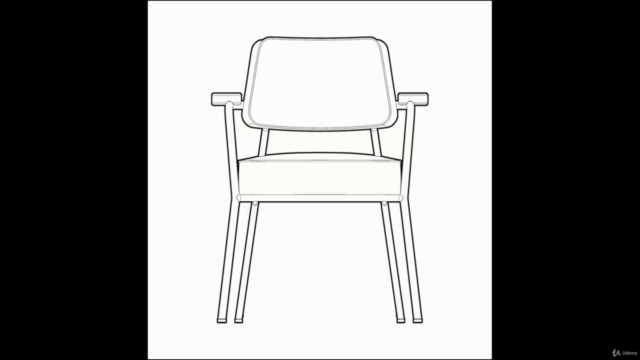 Sketchup - V-ray - Tworzenie modelu 3d i wizualizacji fotela – Screenshot 2