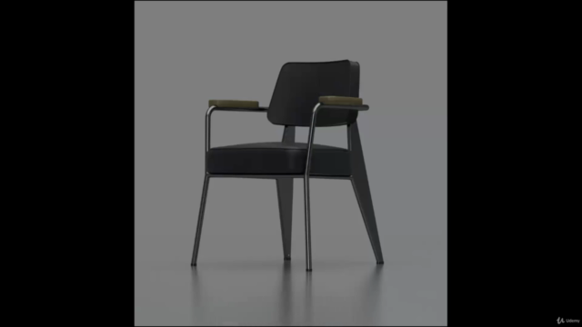 Sketchup - V-ray - Tworzenie modelu 3d i wizualizacji fotela – Screenshot 3